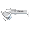 Pressarmatur Interlock HC SHS4 (DKOS-45°)